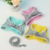 Breathable Collar Chihuahua Pug Bulldog Dog Leash Chest Strap Reflective Pet Harness