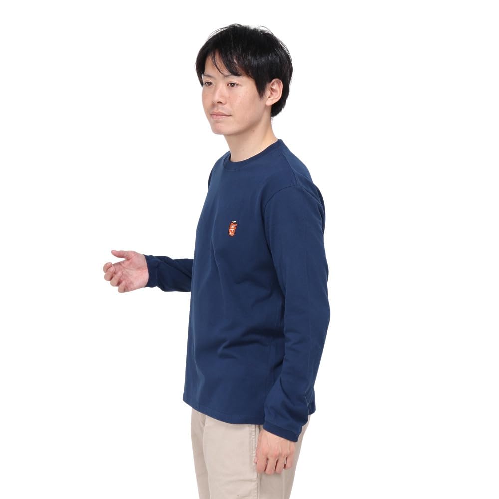 Ретро Yatai de Brushed T Navy [Chums] Otsukare! L/S Мужской