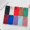 Applicable To Apple 15 Mobile Phone Case IPhone16promax Fine Hole Full-inclusive Solid Color Mobile Phone Case