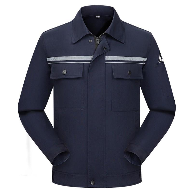 Mens Anti-static Workwear Set Gas Station Oil Industry Uniforms