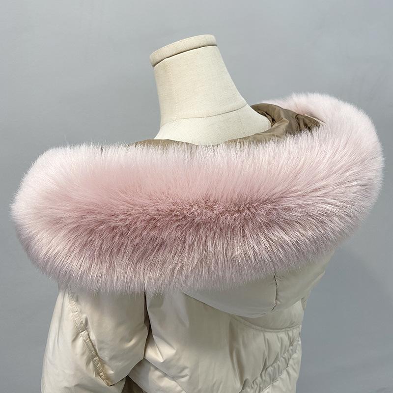 Женский мягкий воротник с запахом шеи, зимние теплые шарфы, женский пушистый шейный платок с воротником из искусственного меха