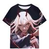 Sexy Anime Girl 3d Print T Shirt Tops Men's Women's Fashion Sports Large Size Tops Tees Sexy Girls Summer Tshirt Kids Clothing