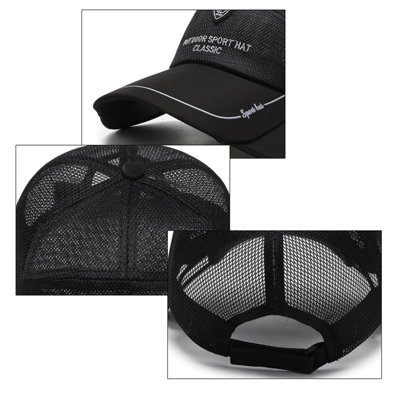 Широкополая шляпа с солнцезащитным козырьком для женщин и мужчин, дышащая кепка для гольфа с выдвижным механизмом