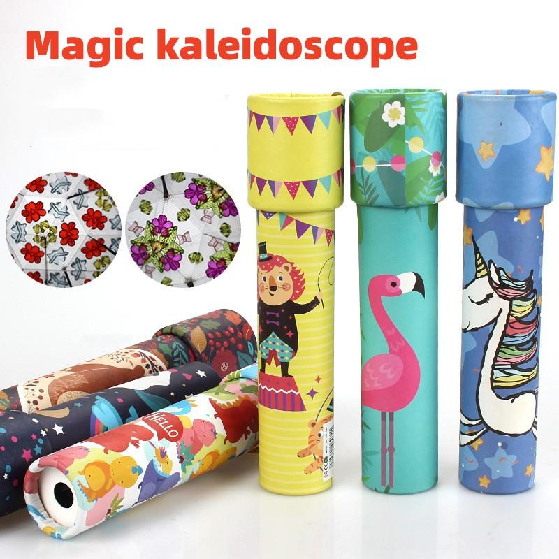 Волшебный калейдоскоп Цвет Случайный Образовательные Большие Игрушки Творческий Ранний Научный Эксперимент 1 Шт. Вращающийся