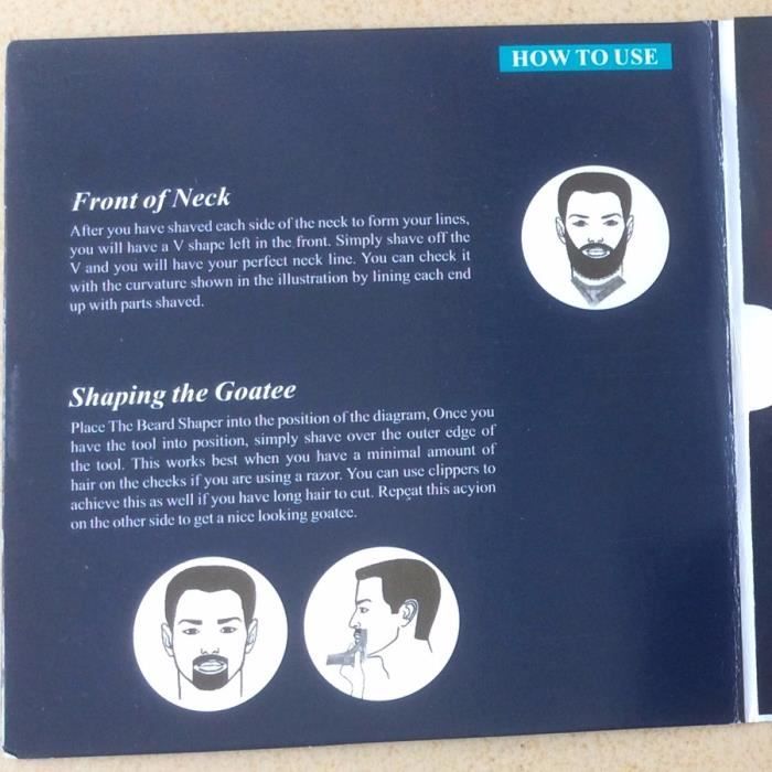 Beard the Tool Old Gentleman Beard Trim Model Haircut Molding Trim Model Beard the Modeling Tools