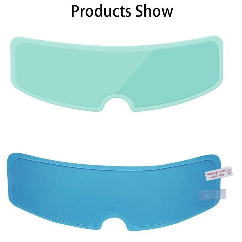 Fashion Helmet Anti-Fog Rainproof Film Nano Coating Clear Protective Patch Electric Bicycle Driving Universal Motorcycle New