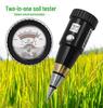 Dual Soil Tester: pH & Humidity Meter with Cone Tip
