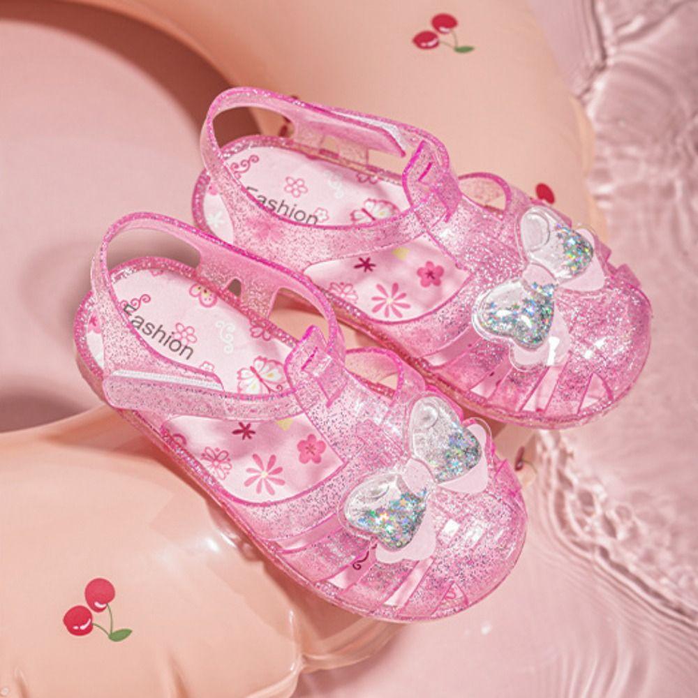 1 Pair Lightweight Girls Sandals Breathable Girls Summer Sandals Glitter Party Outfits