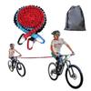 Elastic Strap Cycling Tow Rope with Hook MTB Trailer Rope Bicycle Traction Rope Outdoor Tool