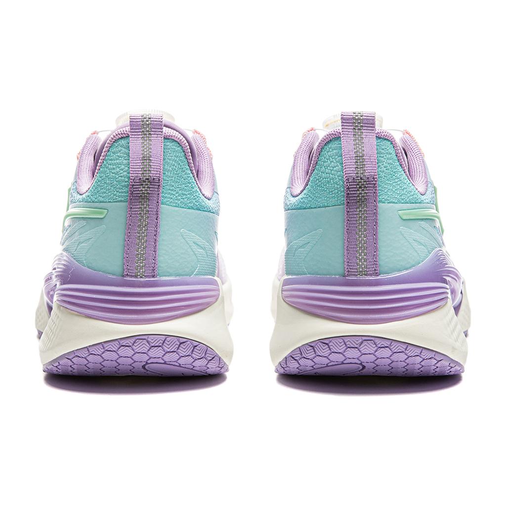 Li Ning Cloud V2 Удобные Нескользящие Износостойкие Дышащие Низкие Детские Кроссовки Детские кроссовки Фиолетовый Синий Белый YKFU060-6