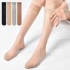 Летние женские носки до щиколотки, противоскользящие носки, невидимые прозрачные бесшовные носки с защитой от зацепов, чулки до щиколотки, женские ультратонкие нейлоновые чулки