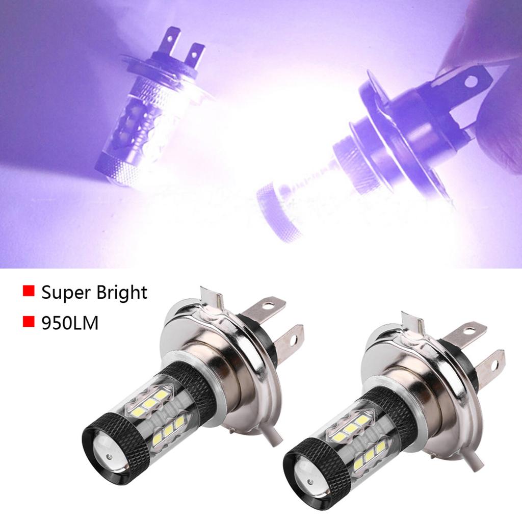 2 шт H4 12V?24 В 80 Вт автомобильные мощные яркие светодиодные противотуманные фары дневного света