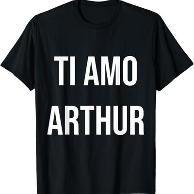 Я люблю тебя футболка Артур