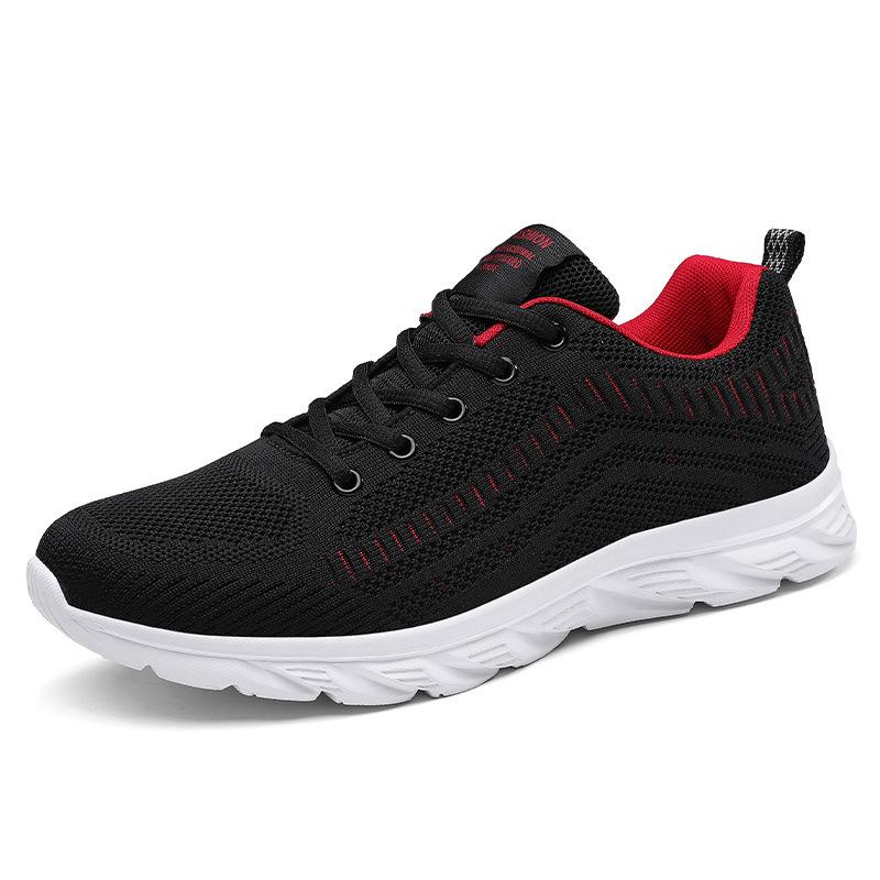Fashion Sports Men Running Jogging Shoes Casual Sneakers Outdoor Lace Up Breathable Mesh Light Tennis Outdoor Walking Size