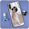 Милый чехол с собакой мопсом для Huawei P50 Pro P20 P30 P40 Mate 20 Lite P Smart 2019 Nova 5T Honor 50 Lite 9X 8X