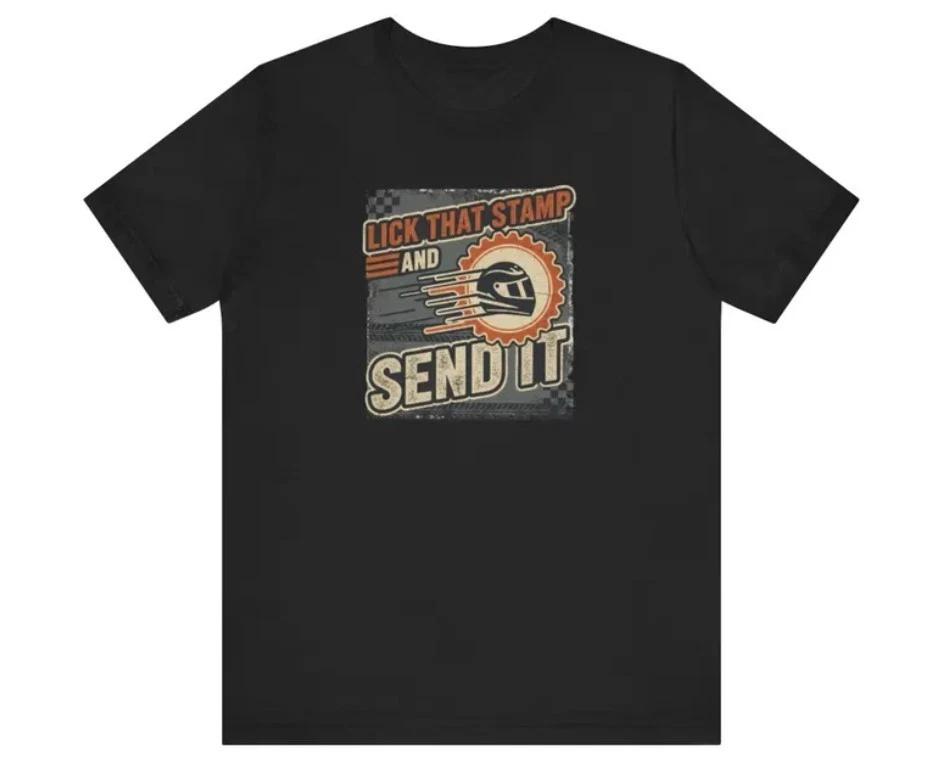 Send It Tee, Racing T-Shirt, Unisex Race Shirt, Motorsport Top, Car Enthusiast G