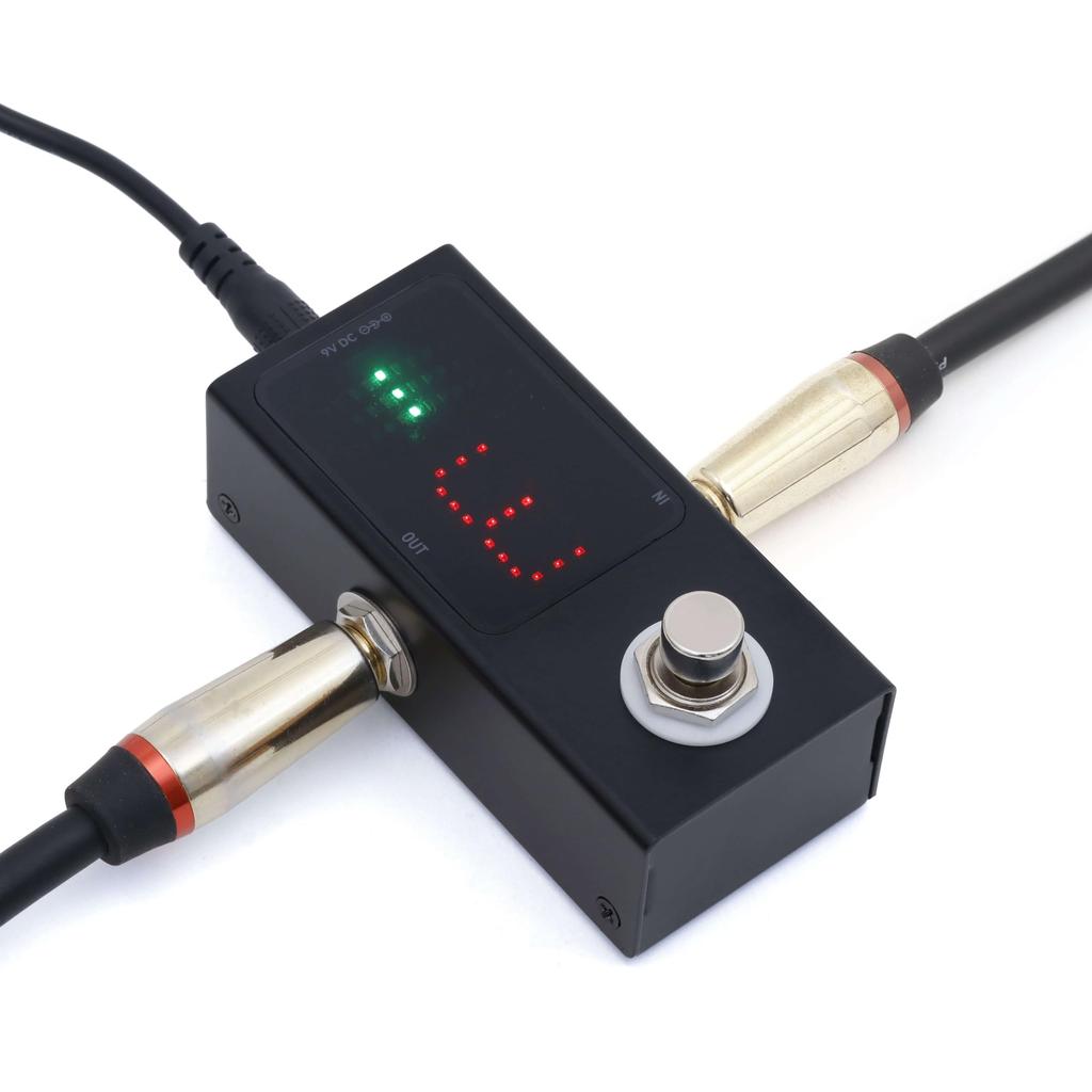 Kikutani BLK Педаль-тюнер с истинным байпасом для KPT-5000 Гитара/Бас