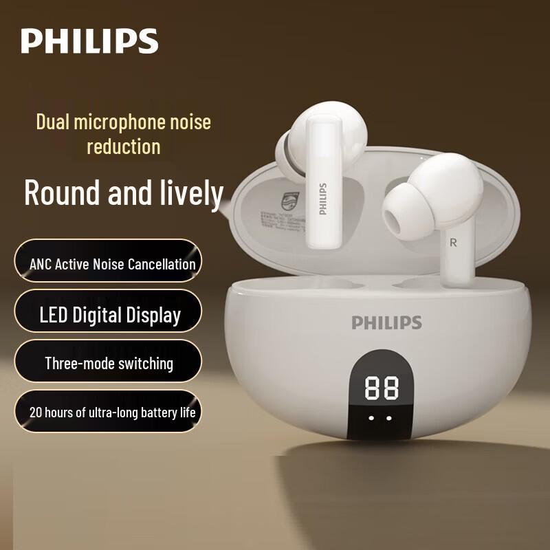 Philips True Wireless ANC Bluetooth-наушники TAT3559