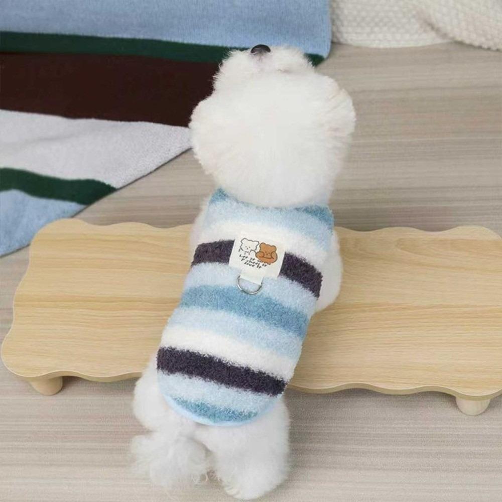 Fleece-lined Dog Warm Clothes Windproof Plush Dogs Coat Fashion Pet Clothes Puppy