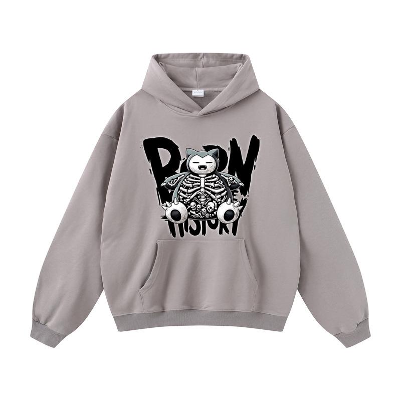 Unisex Casual Hoodie Long Sleeve Loose Sweatshirt Men Women Daily Wear Pullover Hooded Top