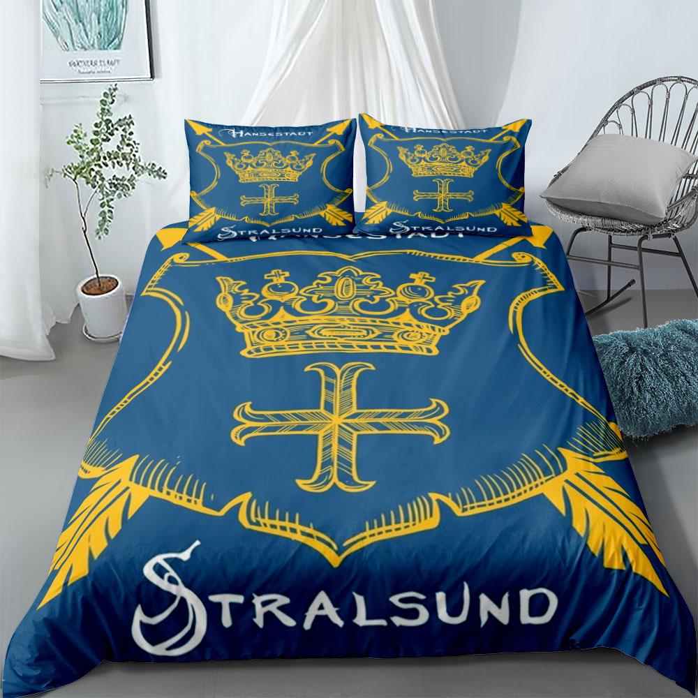 1800S Fire Brigade Duvet Cover Set King Queen Double Full Twin Single Size Bed Linen Set