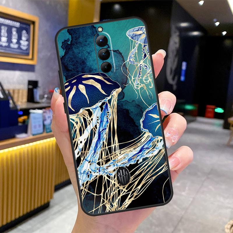 Волшебный чехол-медуза для Nubia Red Magic 8 9 10 Pro Plus 6 7 6S 7S Pro 6R 5G RedMagic 8S 9S Pro Plus Чехол
