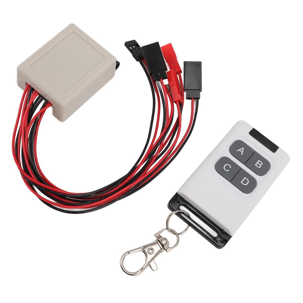 RC Model Car Winch Controller Universal Climbing Car 4 Channel Winch Light Remote Control Controller