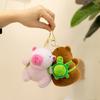 Capybara Toy Plush Keychain Accessory Figure Animal Pendant Decoration Gift