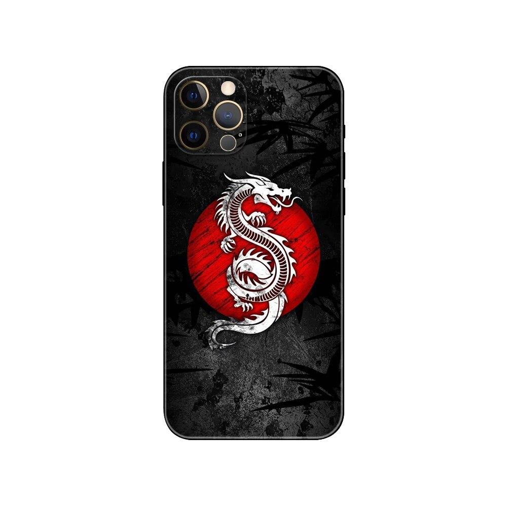Чехол для телефона с китайским драконом для iPhone Samsung Galaxy Redmi Xiaomi Oppo OnePlus Note SA 7 8 9 10 11 12 13 14 20 21 22 23 53 54 Pro Max Ultra TPU Soft