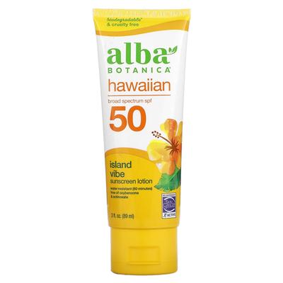 Гавайский солнцезащитный лосьон, SPF 50, Island Vibe, 89 мл(3 жидких унции)