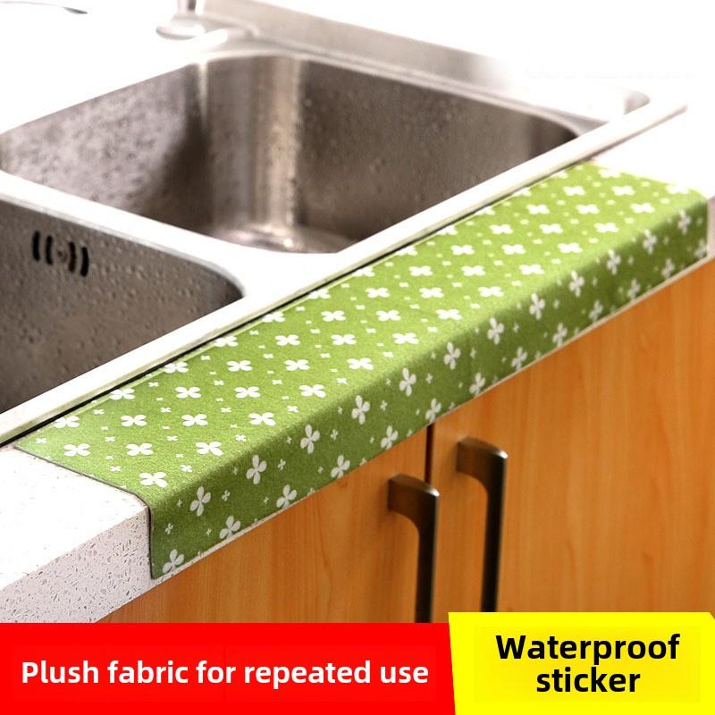 Самоклеящаяся водонепроницаемая наклейка для защиты кухонной раковины от брызг, наклейка для унитаза в ванной, моющиеся декоративные наклейки