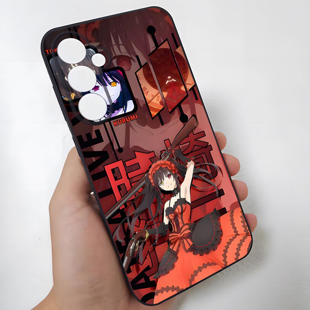 Аниме Date A Live Токисаки Куруми Милый чехол для телефона для Samsung S26 Ultra S25 Edge Ultra S23 S22 S21 S20 Ultra Plus S24 Fe Стекло C