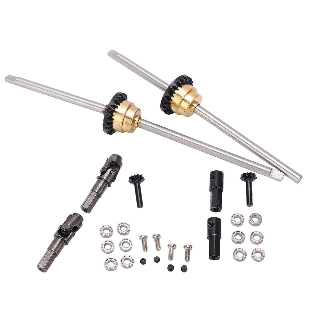 Высокоточный металлический приводной вал, мост редуктора, ось и комплект дифференциала для радиоуправляемых автомобилей WPL C14, C24, C34, C44, B14, B16, B24 и B36 масштаба 1:16. WPL