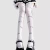 Kawaii Expression White Graffiti Letter Print Long Socks Japanese JK Harajuku Over Knee Thigh High Stockings Cosplay Socks