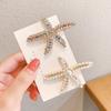 New Fashion Starfish Clip For Women Trendy Girl Acrylic Pearl Berrettes Geometric Hair Accessories Hairgrip Gift