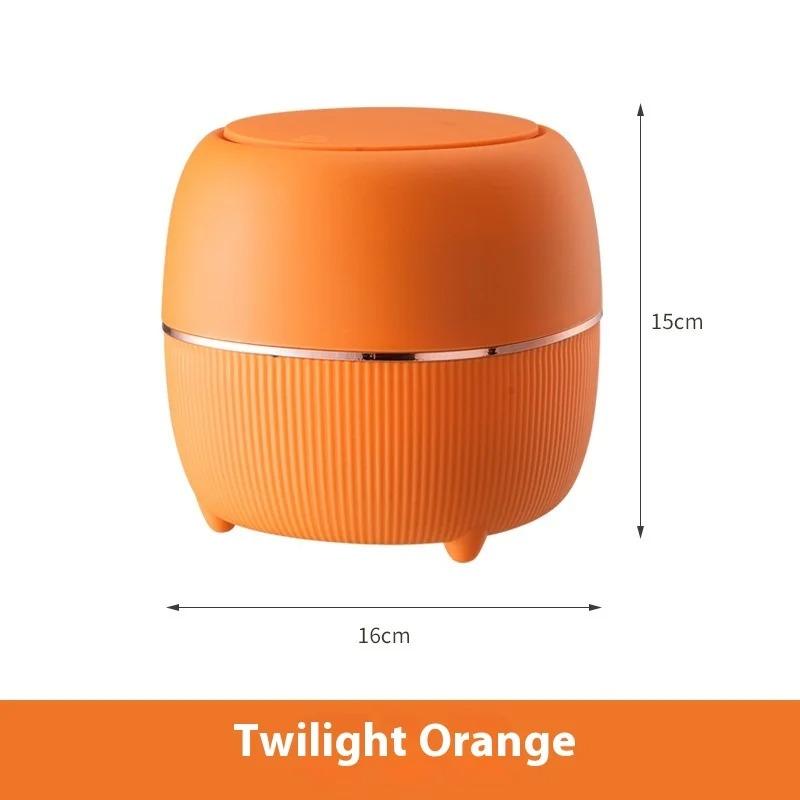 Mini Creative Desktop Trash Desk Light Luxury Pop-up Lid Storage Bucket Kitchen Bedroom Make Up Desktop Rubbish Storage Bucke