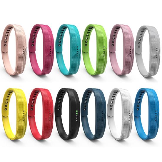 Спортивный силиконовый браслет на запястье для Fitbit Band, замена для умных часов Flex2