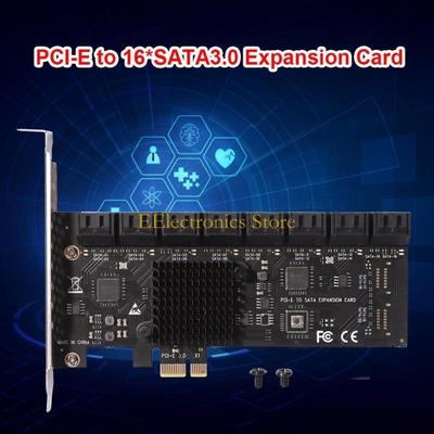 B03C SATA3.0 Адаптер PCIE 1X Порты III Карта расширения PCIE Лифт