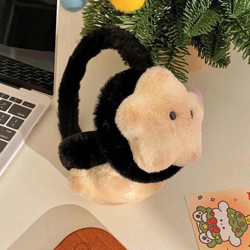 Cartoon Cat Ear Earmuffs For Ladies And Girls In Winter, Warm And Cute, Casual Plush Earmuffs, Comfortable And Soft Earmuffs, Si