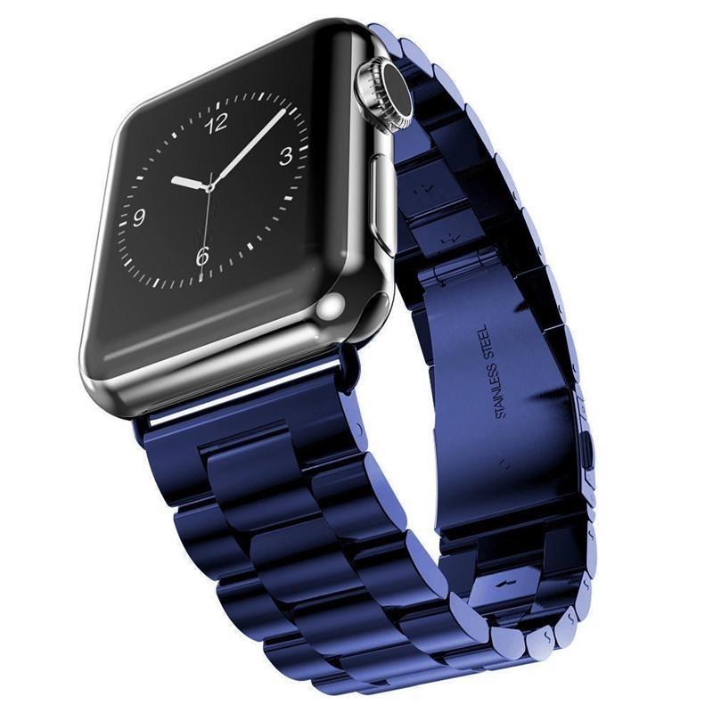 Классический металлический ремешок Iwatch для Apple Watch Band 304 из нержавеющей стали для серий Iwatch 1 2 3 4 5 6 7 8 SE Бесплатный инструмент для регулировки