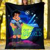 Elio Ooooo & Glordon printed throw blanket—lightweight,soft,warm;versatile blanket for all seasons—perfect as &air-conditioning throw,nap blanket