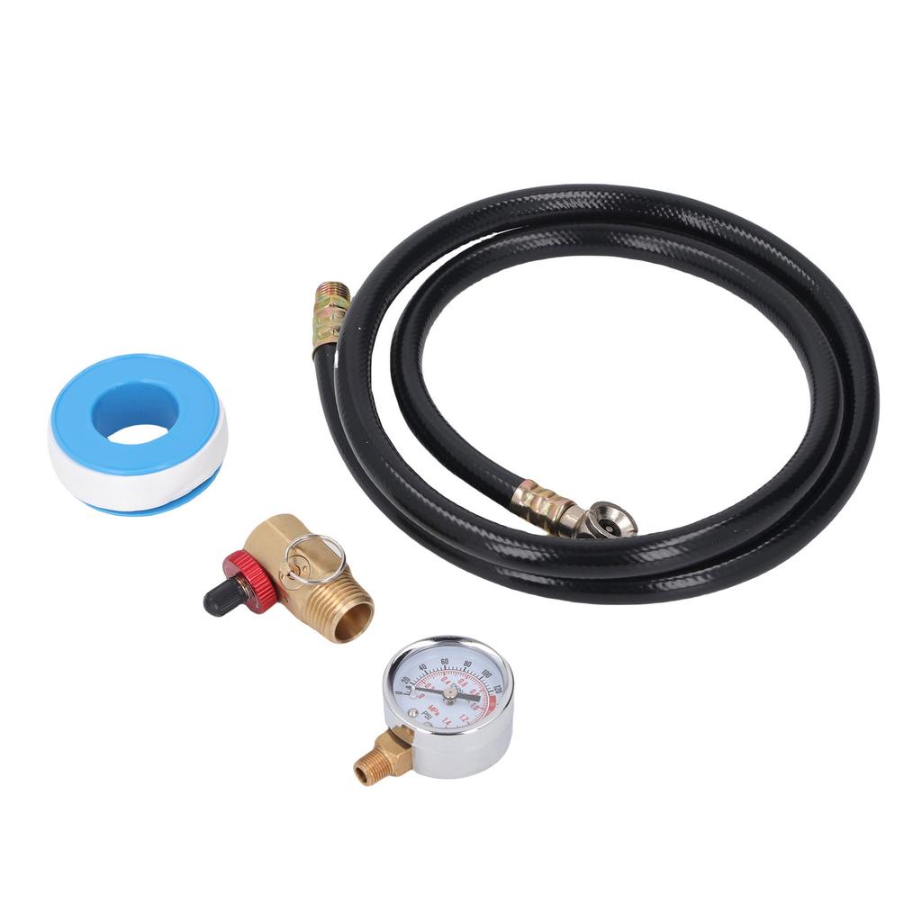 Комплект для ремонта воздушного резервуара 0-200 PSI измеритель давления латунный коллектор шланг воздушного резервуара комплект сборки