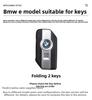 JUSK5 New 2025 Flip Key Case Cover Fob For BMW R1250GS R1200GS C400gt F750GS F850GS K1600B K1600GT R1200RS R1200RT F900R F900XR Motorc