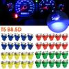 10 шт. T5 B8.5D 5050 SMD Светодиодные лампочки для приборной панели, щитка приборов, спидометра, 12 В, низкое энергопотребление, пылезащитные, ударопрочные, комплект светодиодных лампочек 7