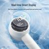 2026 Portable USB Rechargeable Handheld Mini Hurricane Fan with Digital Display