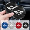 Carbon Fiber Texture Car Anti-Slip Water Cup Pads Auto Coasters Mats For BMW Mini Cooper R50 R53 R55 R56 R60 R61 F54 F55 F56 F60