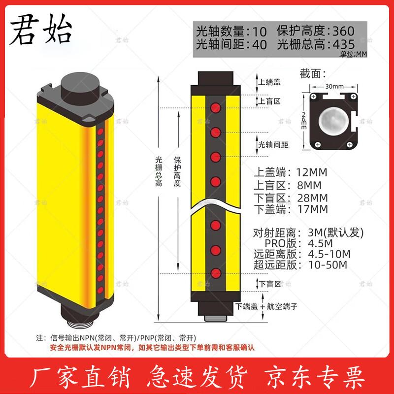 Junshi Infrared Safety Light Curtain Sensor