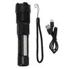 LED Bright Flashlight COB Work Light USB Rechargeable IPX4 Outdoor Lighting White Laser Flashlight