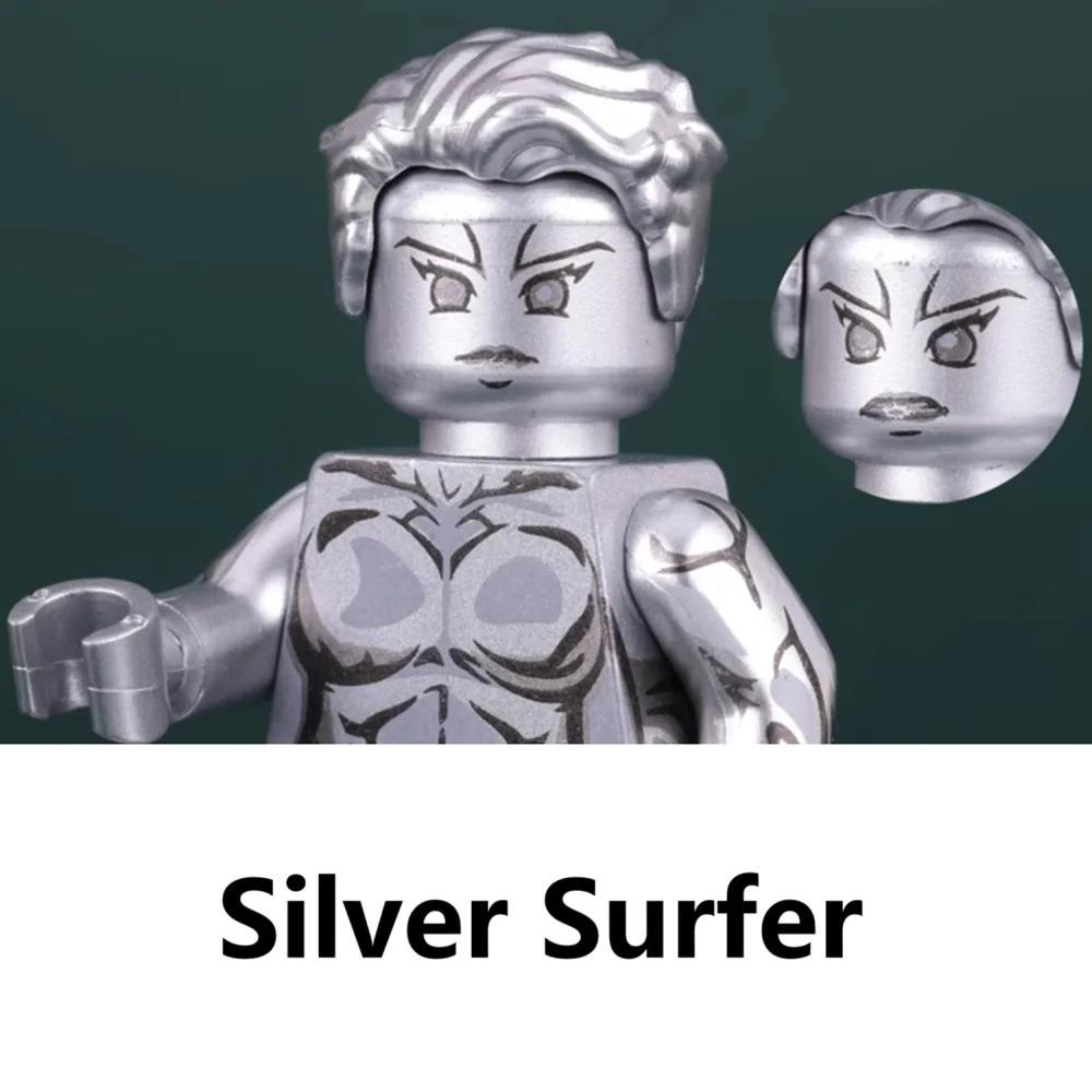 G0151 Новый набор Фантастической Четверки Конструктор Человек-Факел Мистер Фантастик Галактус Мини Экшн Фигурки Игрушки