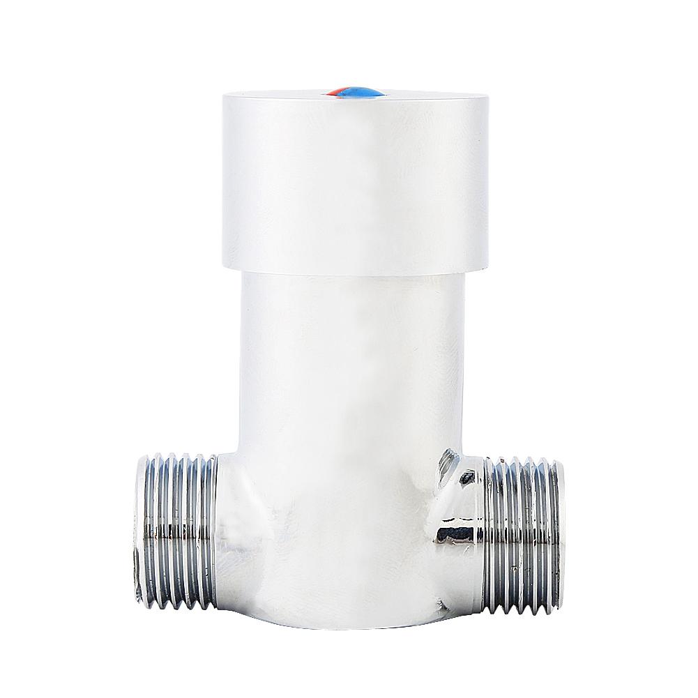 G1 2 Hot Cold Water Mixing Valve Thermostatic Mixer Temperature Control for Automatic Faucet